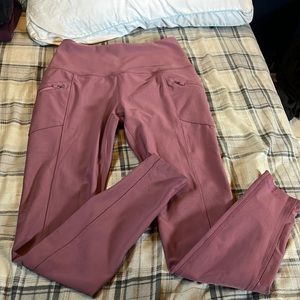 Eddie Bauer pink leggings small